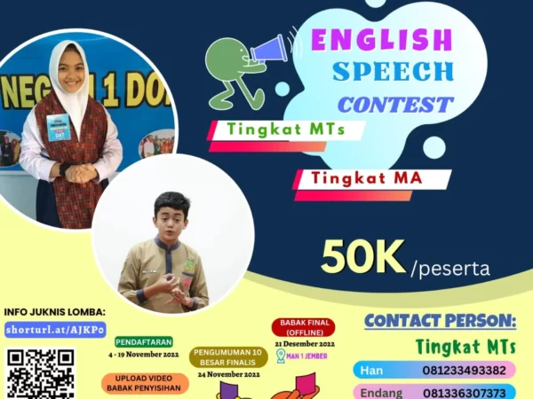 English Speech Contest 2022 Kemenag Jember